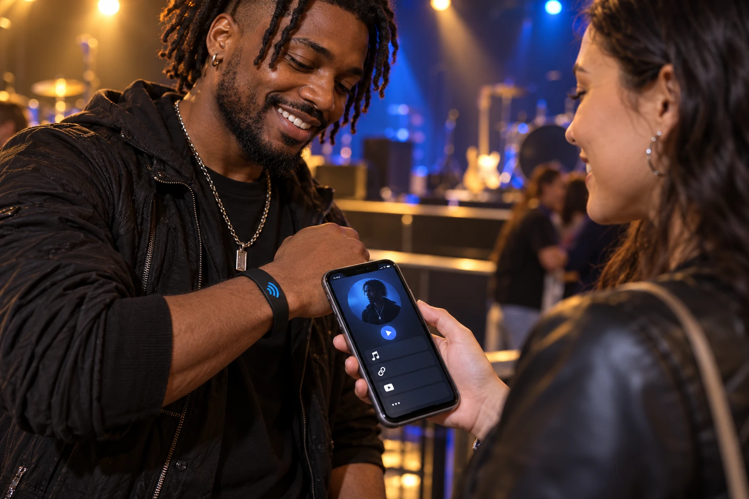 Music Artists & Creators illustrative NFC use case